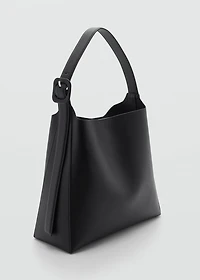 Bucket bag with buckle