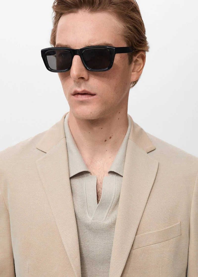 Verner slim-fit cotton blazer