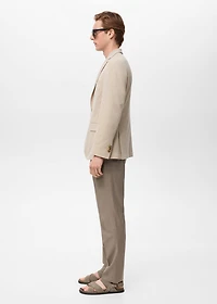 Verner slim-fit cotton blazer