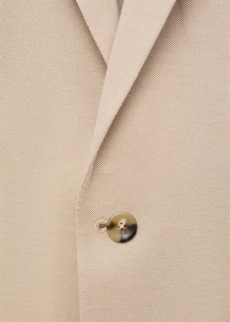 Verner slim-fit cotton blazer
