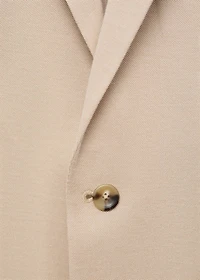 Verner slim-fit cotton blazer