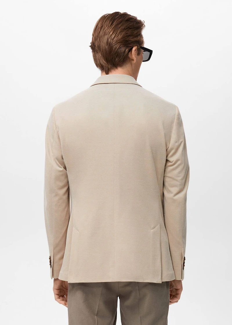 Verner slim-fit cotton blazer