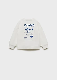 Palm trees printed sweatshirt