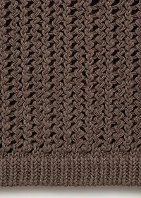 Crochet top with straps