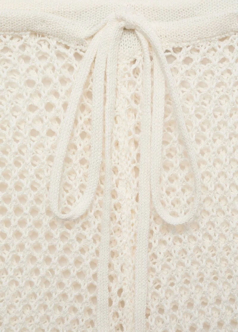 Crochet flared pants