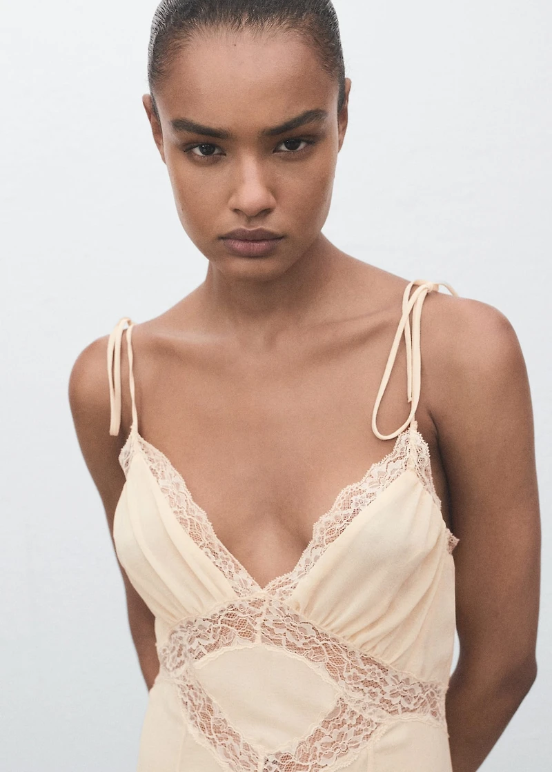 Lace camisole dress