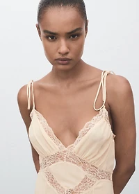 Lace camisole dress