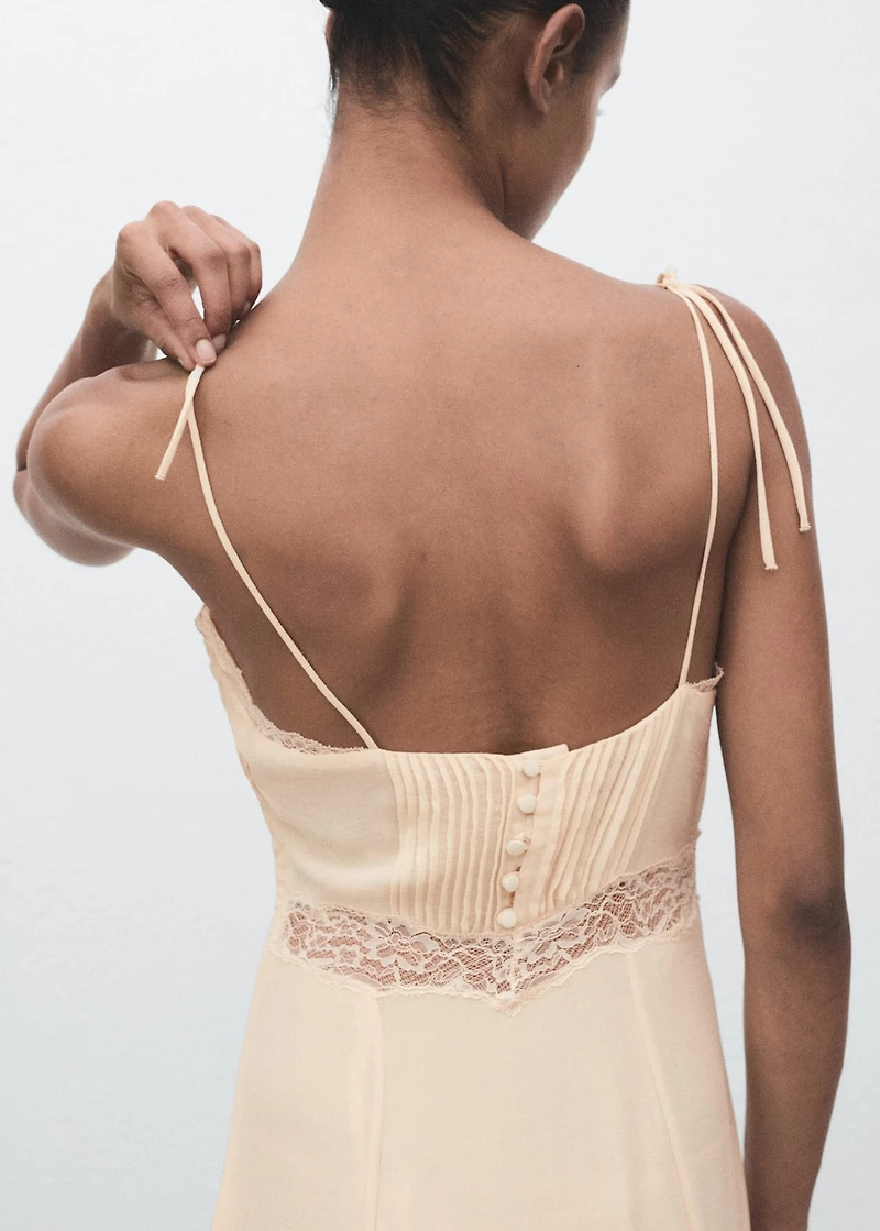 Lace camisole dress