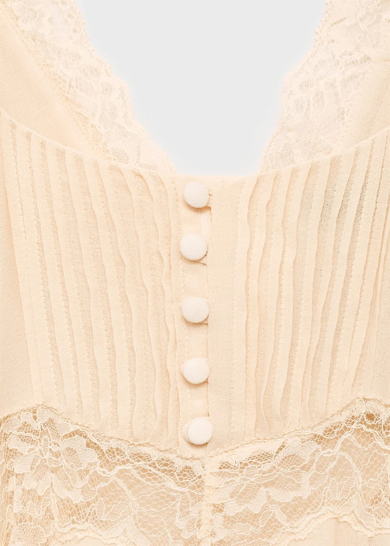 Lace camisole dress