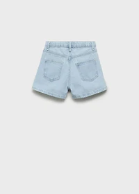 Embroidered cotton shorts