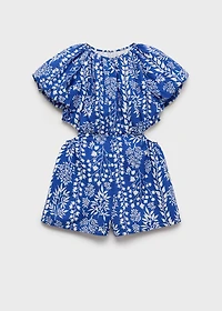 Cotton print jumpsuit
