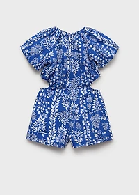 Cotton print jumpsuit