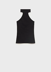 Knit halter top