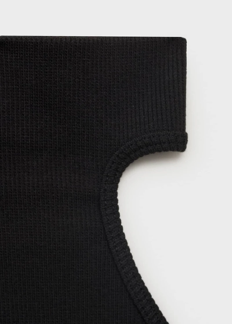 Knit halter top