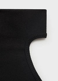 Knit halter top