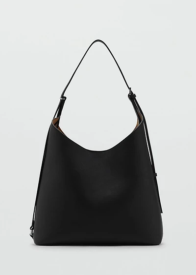 Shopper bag with buckle
