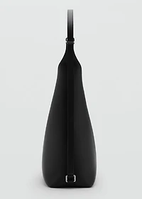 Shopper bag with buckle
