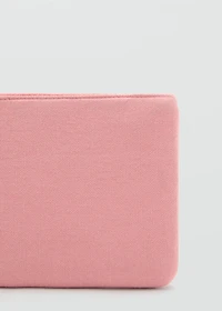 Toiletery bag with bead design