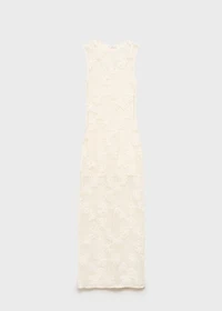 Floral crochet dress