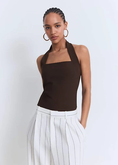 Halter-neck top