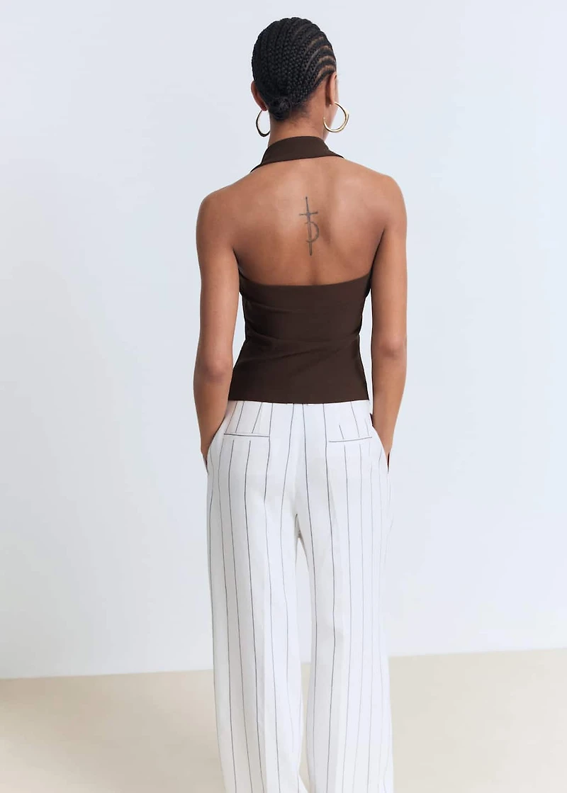 Halter-neck top