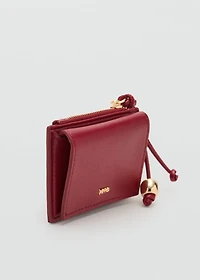 Mini-purse with bead detail