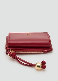 Mini-purse with bead detail