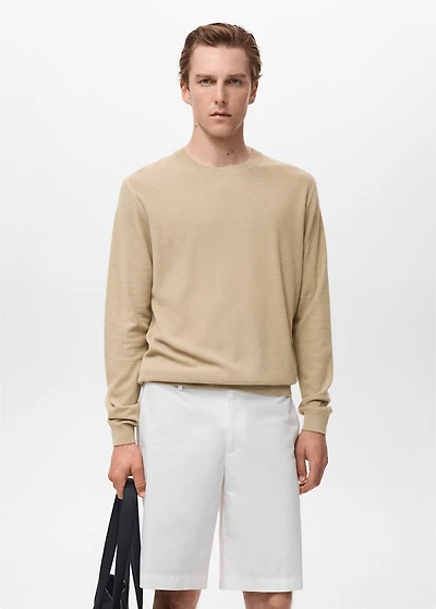 Fine-knit sweater