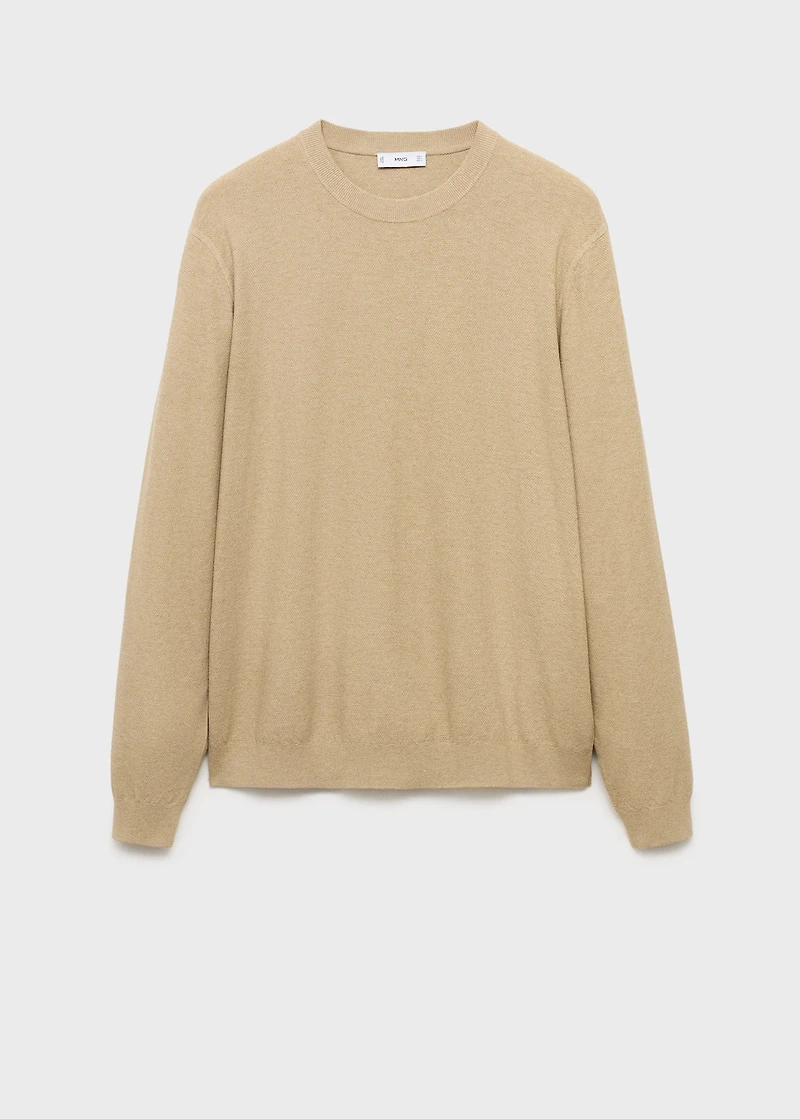 Fine-knit sweater