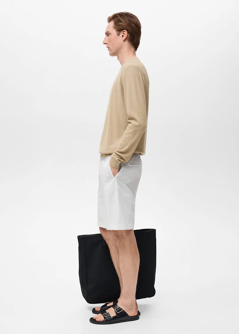 Fine-knit sweater