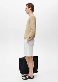 Fine-knit sweater