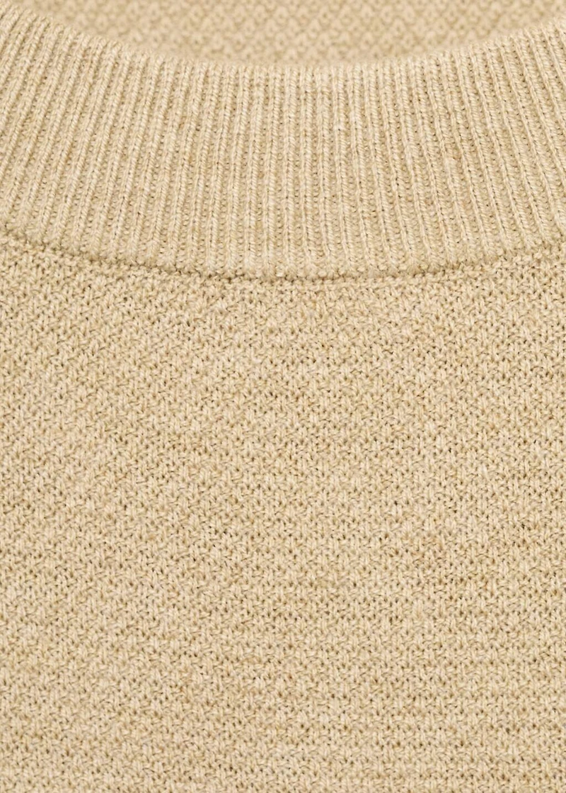 Fine-knit sweater