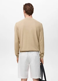 Fine-knit sweater