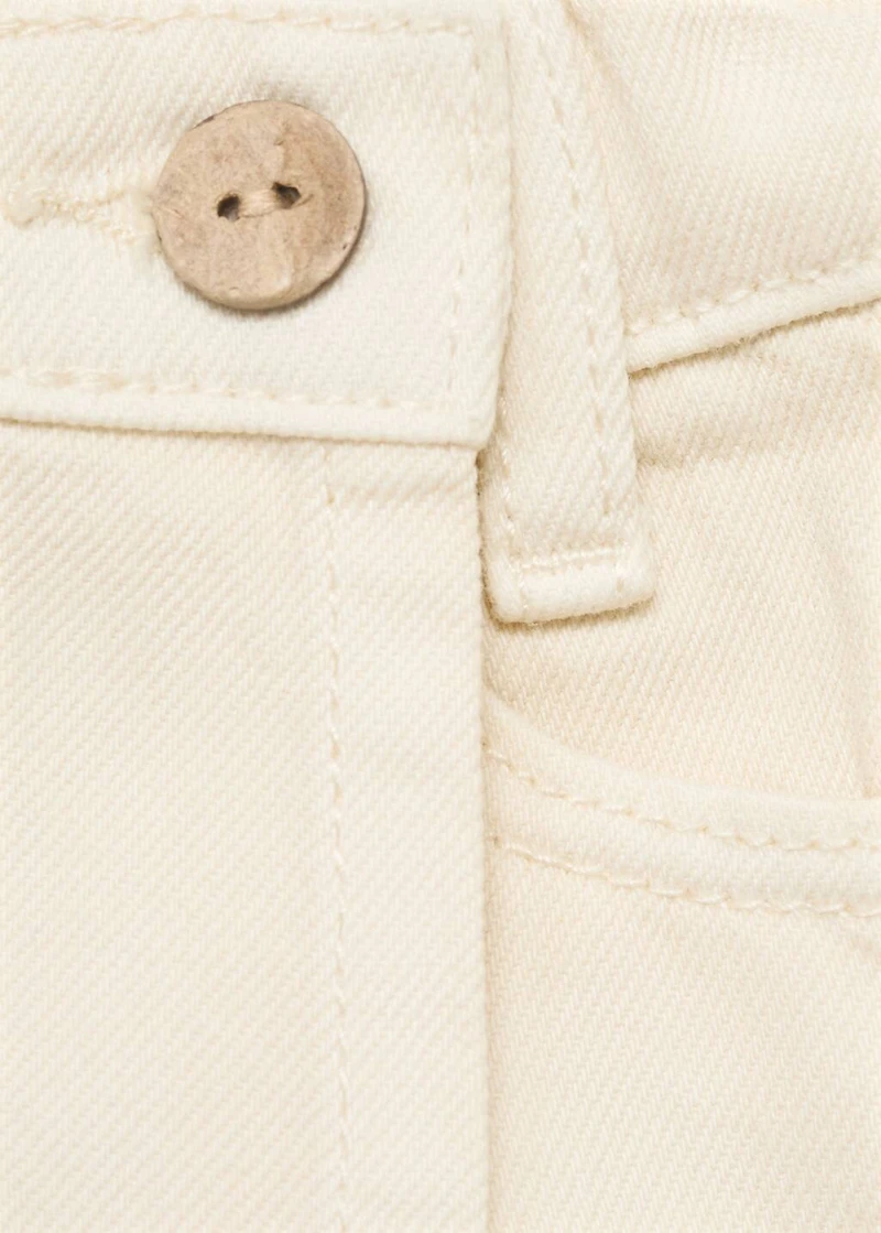 Wrapped denim skort