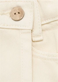 Wrapped denim skort