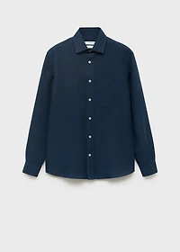 Pocket linen shirt
