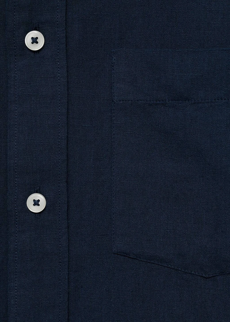 Pocket linen shirt
