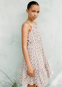 Midi printed dress