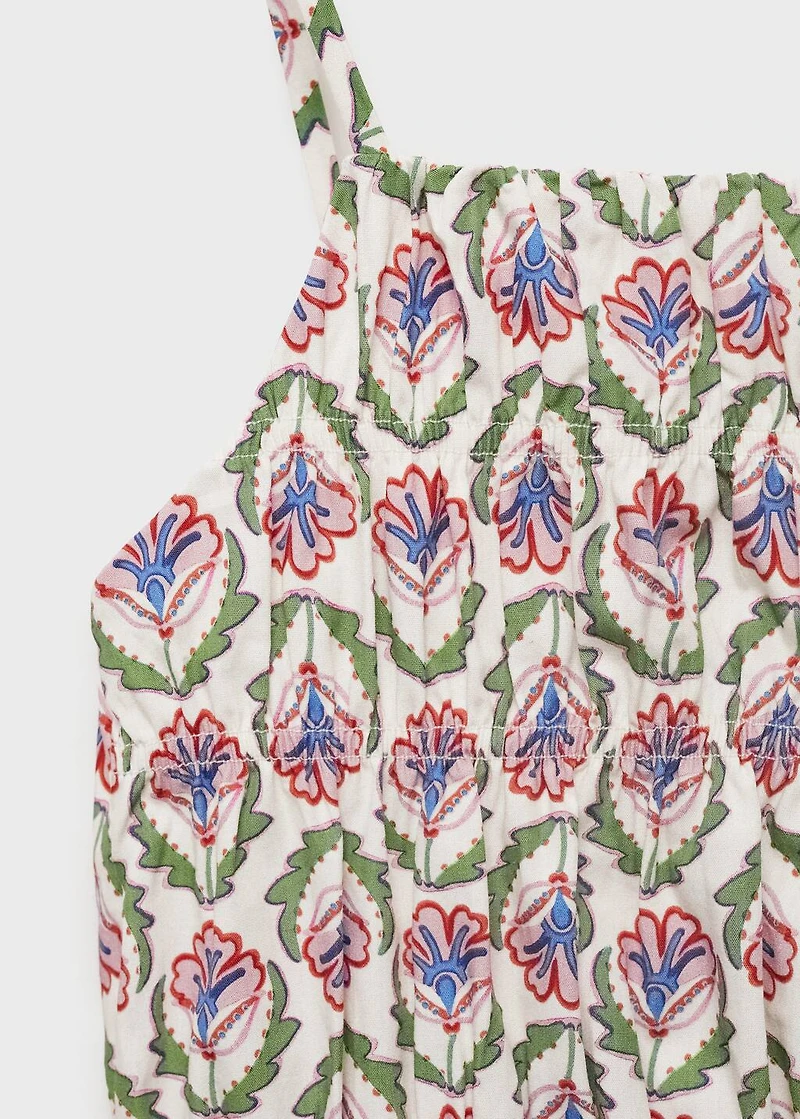 Midi printed dress