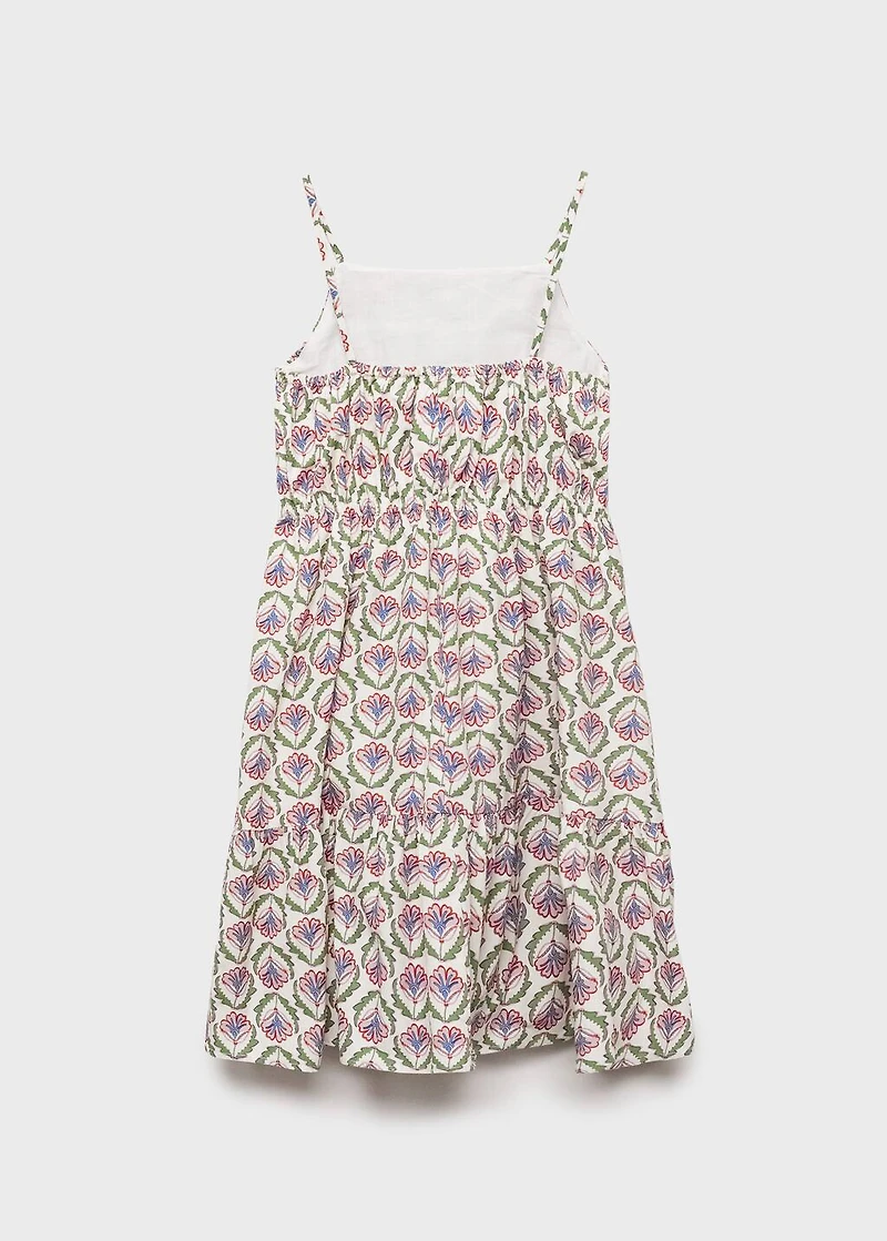 Midi printed dress