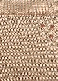 Lurex pencil skirt with lace details