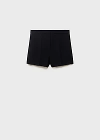 Straight mid-rise shorts