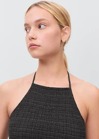 Long halter-neck dress