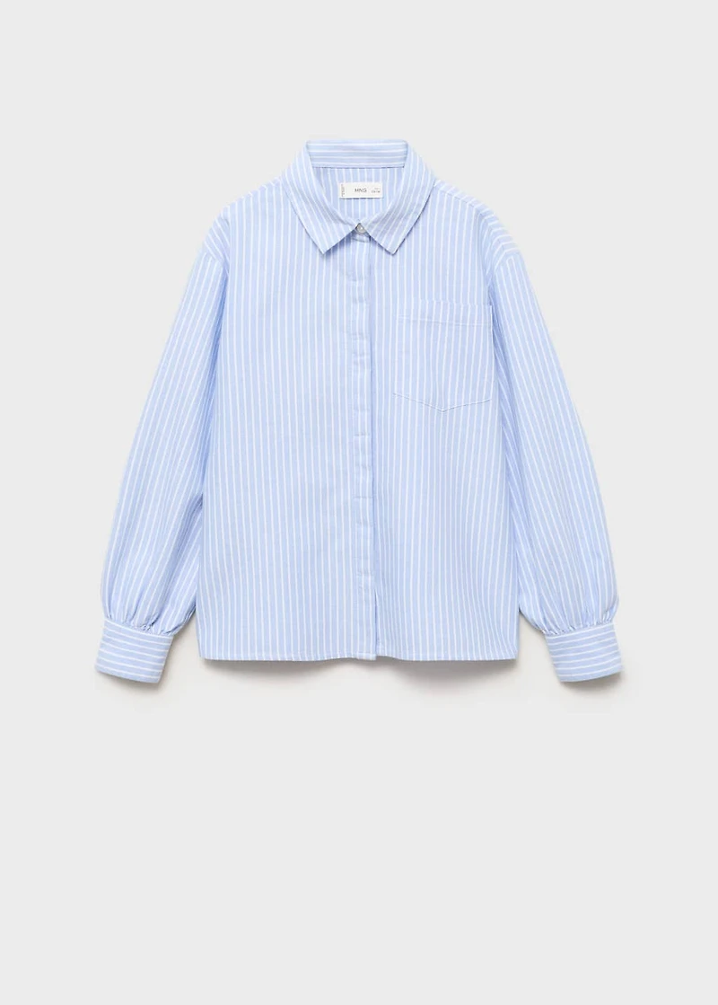 Striped cotton shirt