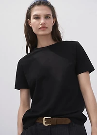 Cotton short-sleeved t-shirt