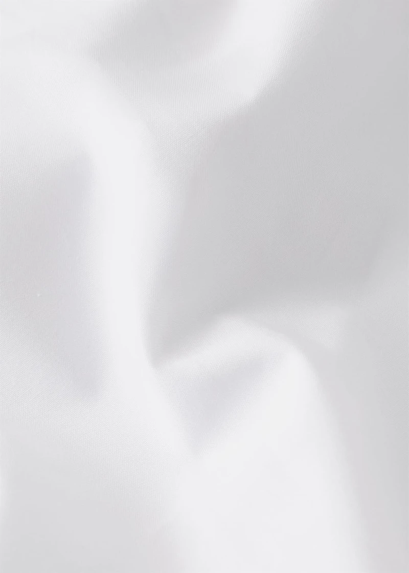 200-thread count percale cotton top sheet for 90 cm bed