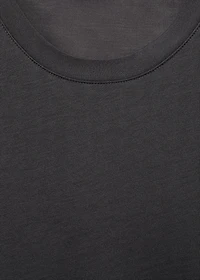 Short-sleeved micro-modal pajama top