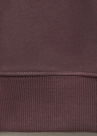 Plain organic cotton sweatshirt
