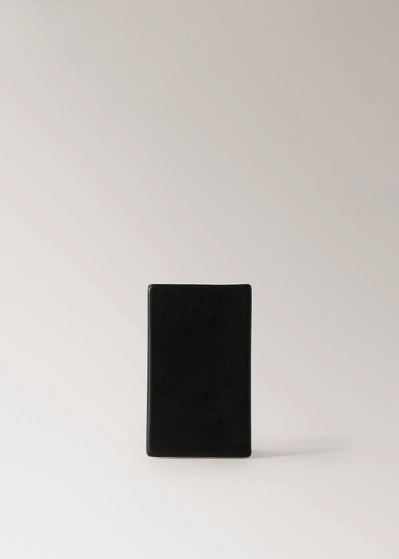 Stoneware bathroom glass with matte finish