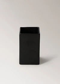 Stoneware bathroom glass with matte finish